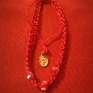 Men's.  Unisex  Red Protection bracelet. LAST 1